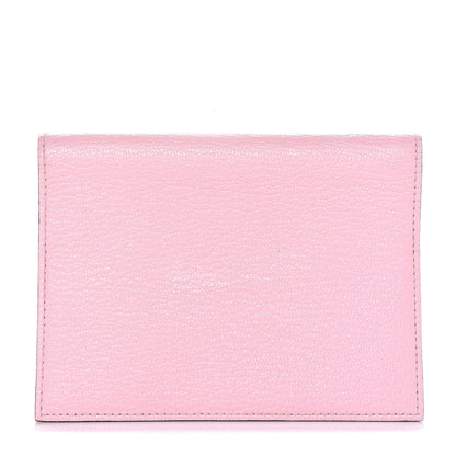 Hermes Chevre Mysore Globe Trotter Agenda PM Cover Rose Sakura 1 of 8