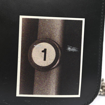 Burberry Calfskin Montage Print Small TB Bag Black 21 of 22