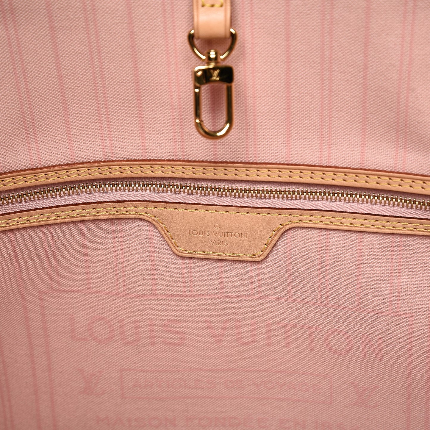 Damier Azur Neo Neverfull MM Rose Ballerine