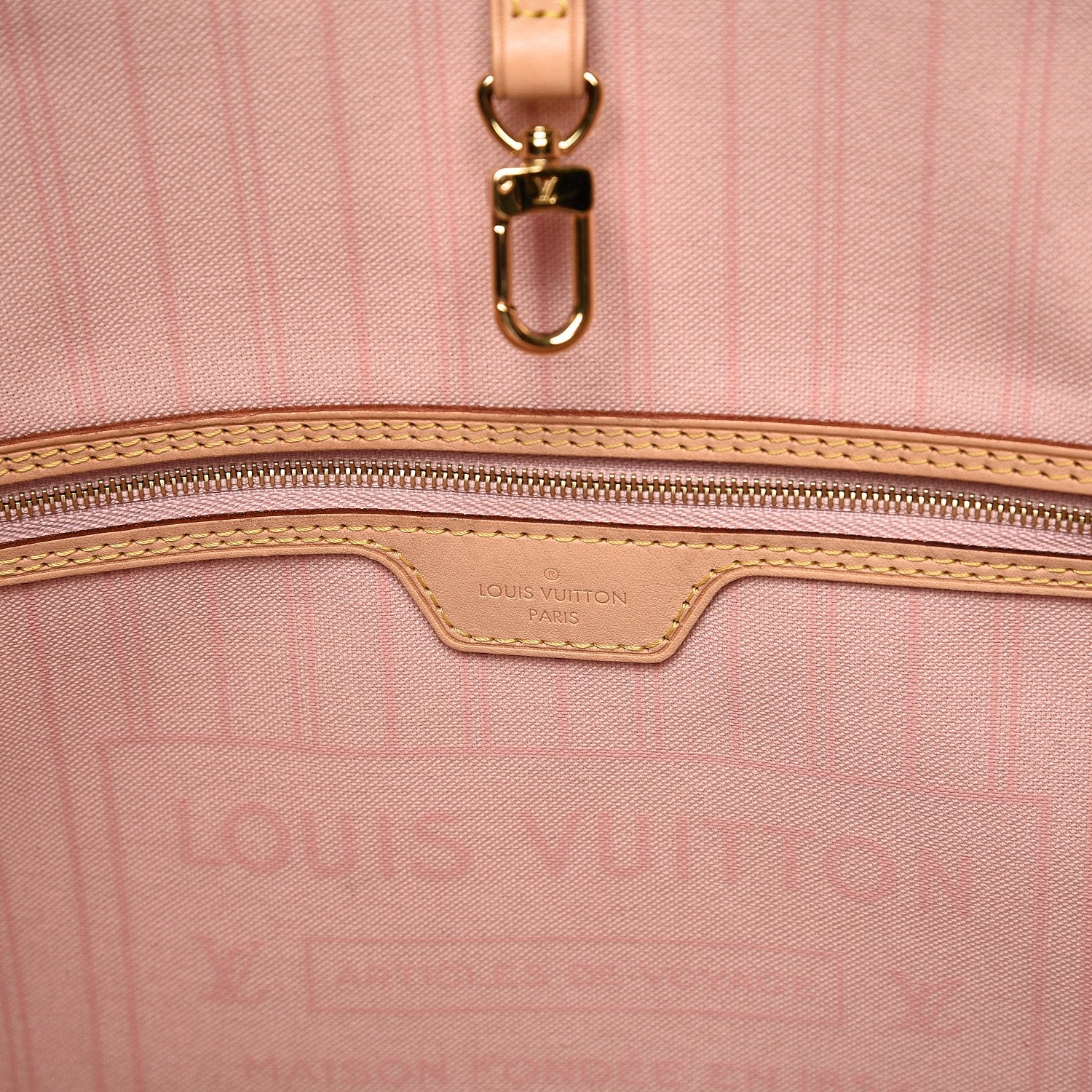 Louis Vuitton Damier Azur Neo Neverfull MM Rose Ballerine 6 of 10