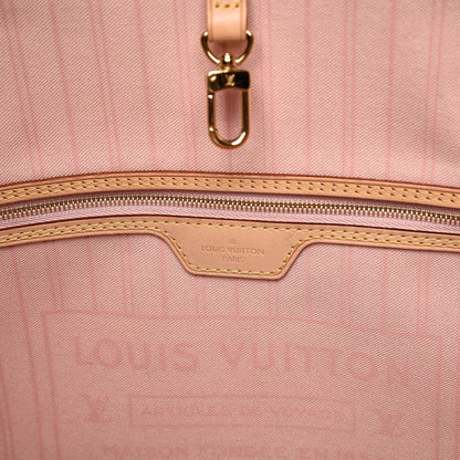 Louis Vuitton Damier Azur Neo Neverfull MM Rose Ballerine 6 of 10