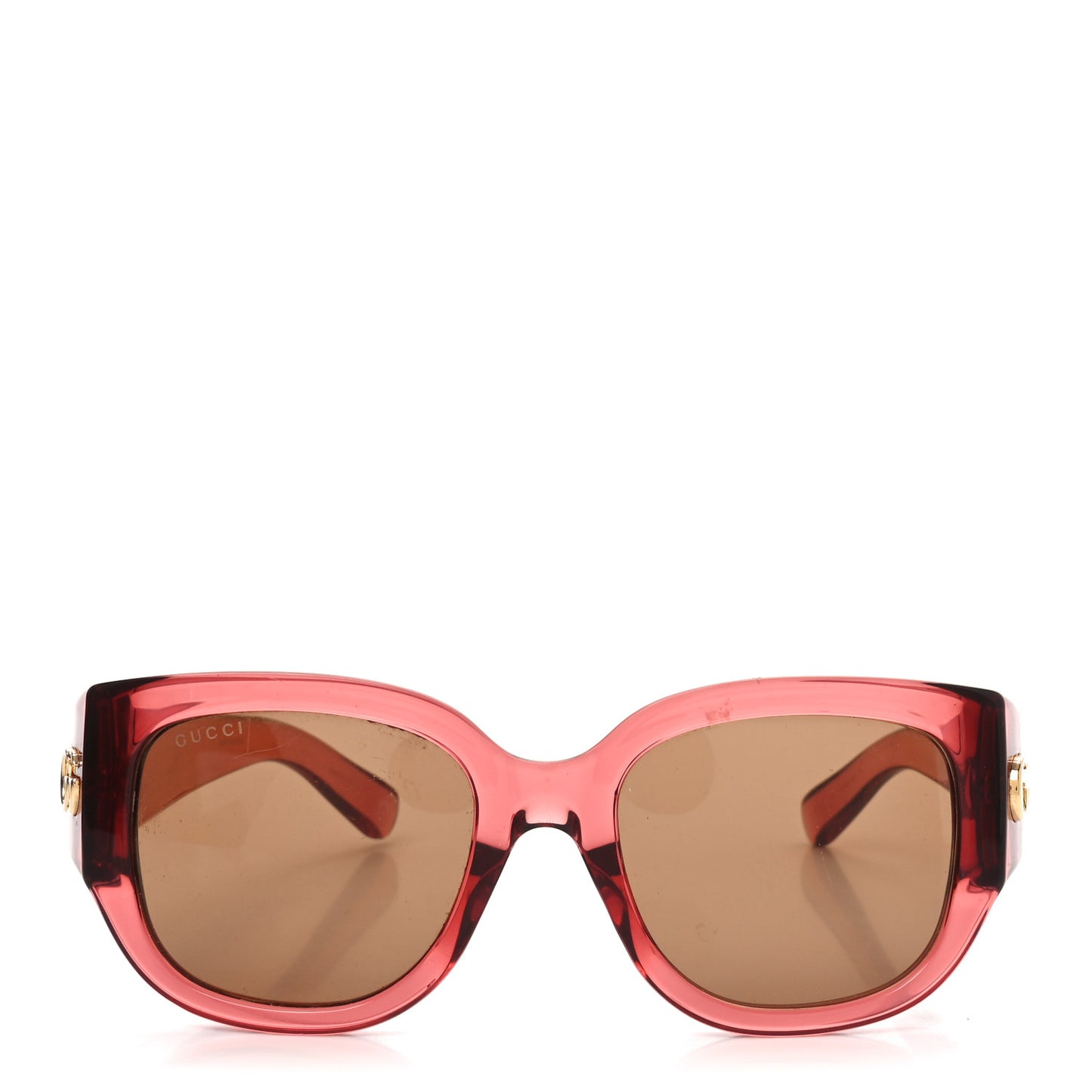 Acetate Square Frame Sunglasses GG1599SA Pink