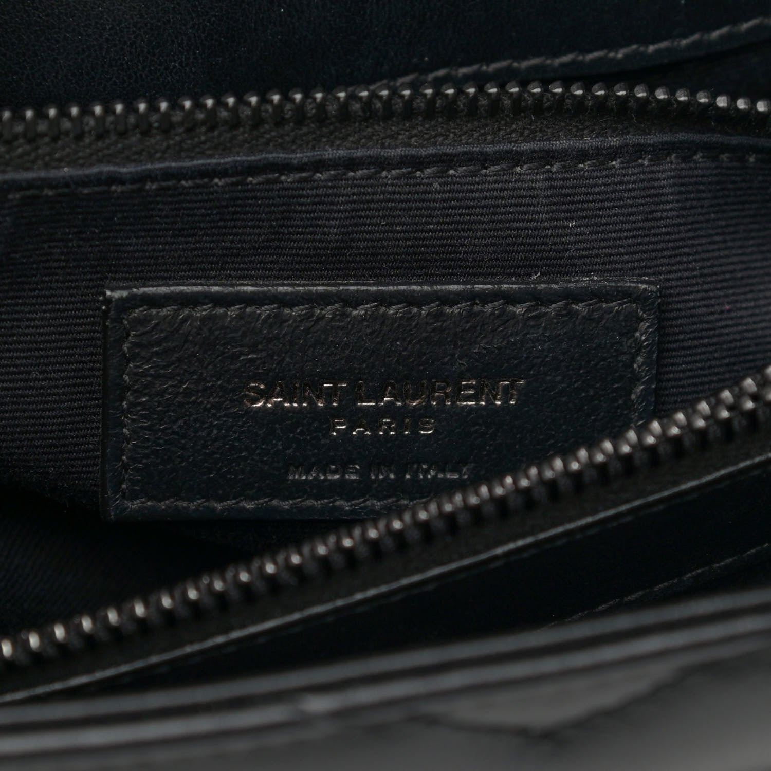Saint Laurent Calfskin Y Quilted Monogram Medium Loulou Chain Satchel Black 8 of 15