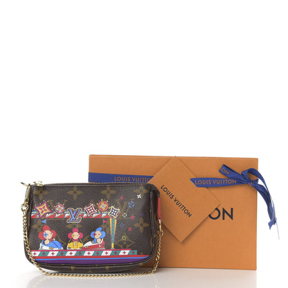 Louis Vuitton Monogram 2020 Christmas Animation Bumper Cars Mini Pochette Accessories Coquelicot 8 of 8