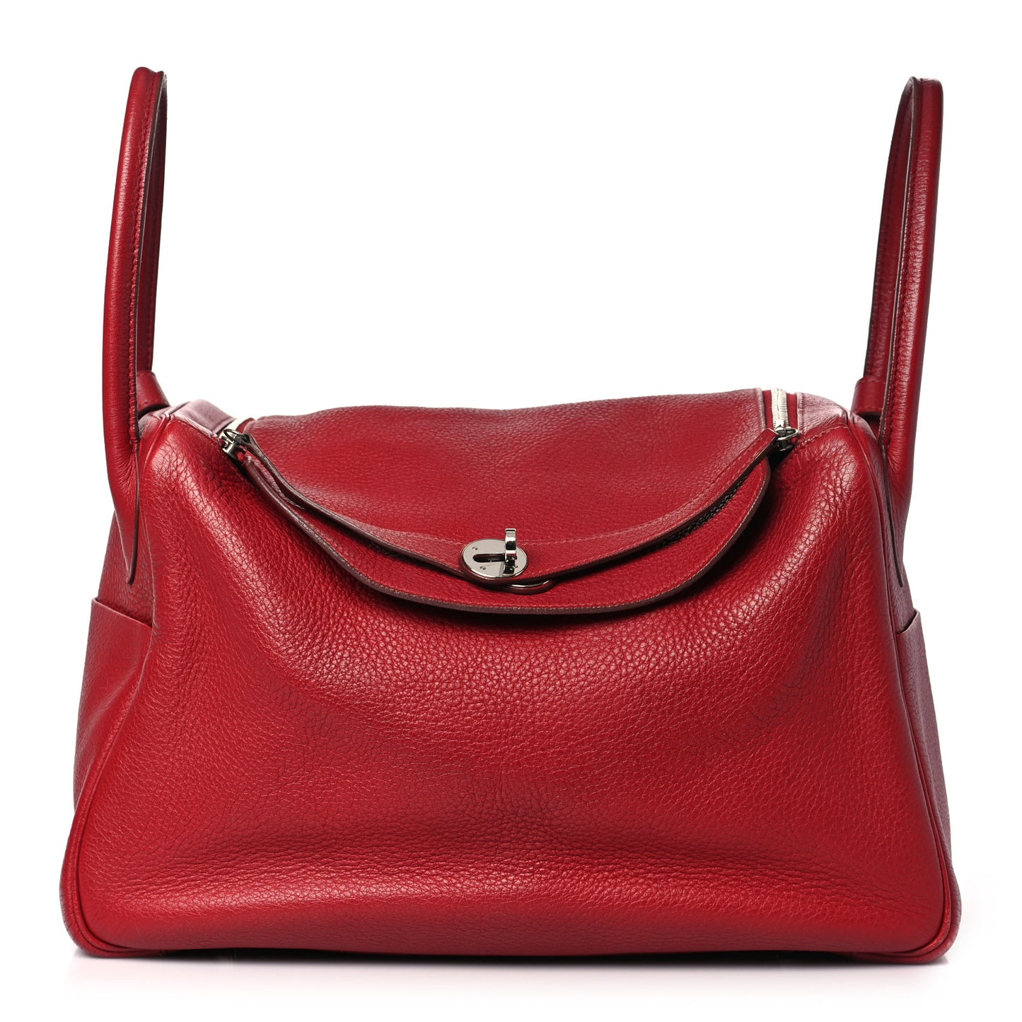 Taurillon Clemence Lindy 34 Rouge Garance