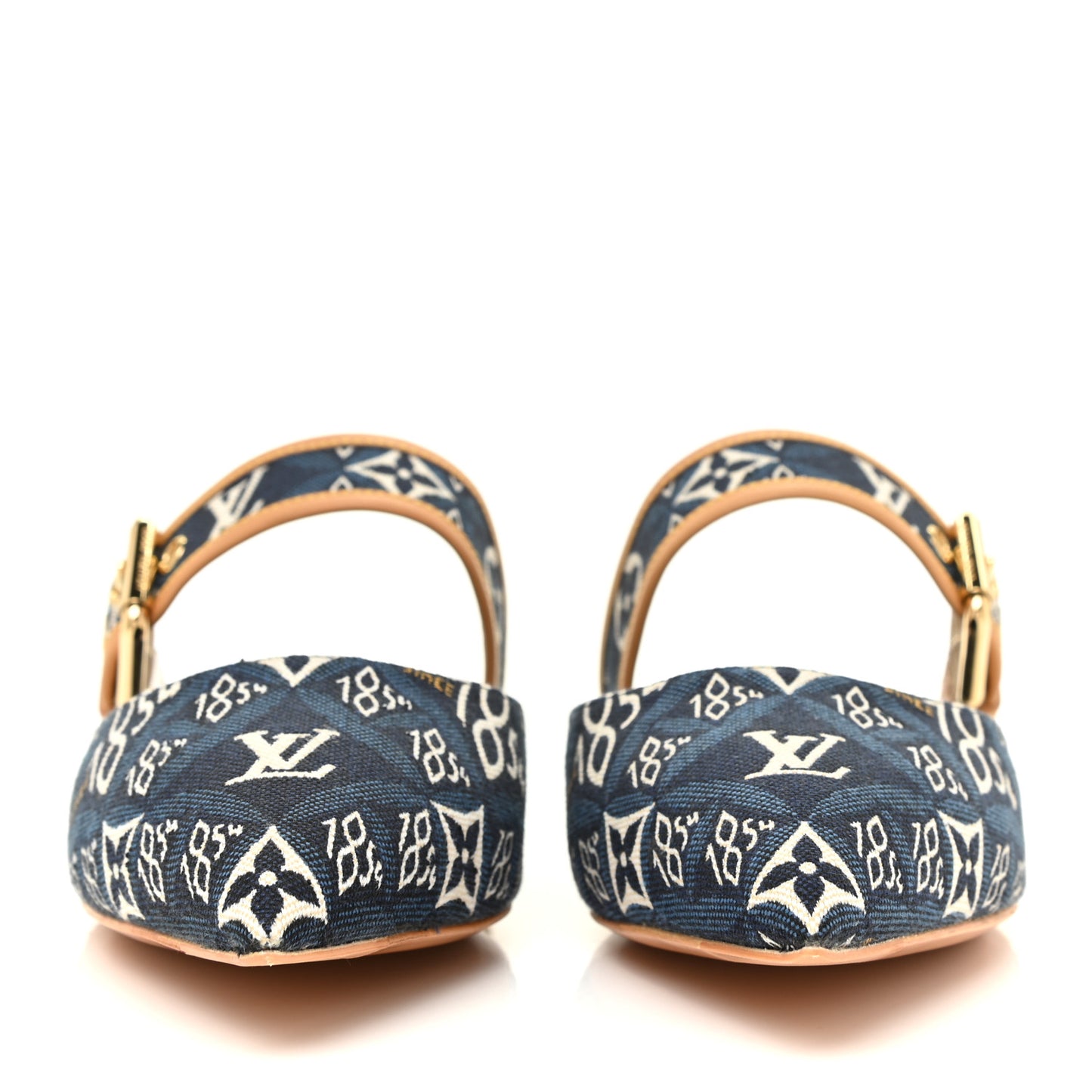 Since 1854 Sofia Flat Mule 40 Blue