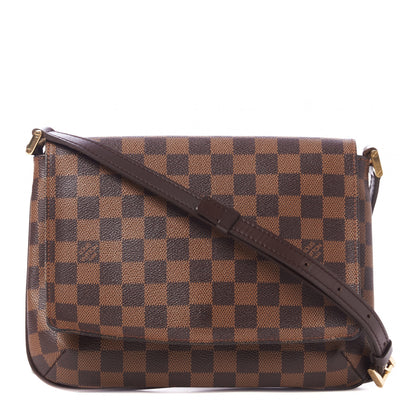 Louis Vuitton Damier Ebene Musette Tango Long Strap 1 of 7