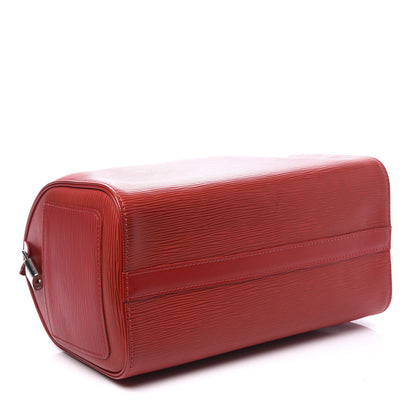 Louis Vuitton Epi Speedy 25 Rouge 3 of 13