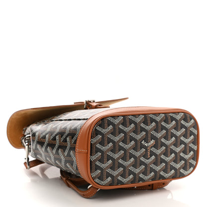 Goyard Goyardine Calfskin Mini Alpin Backpack Black Gold 6 of 17