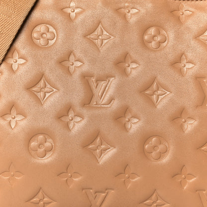 Louis Vuitton Lambskin Embossed Monogram Coussin PM Camel 8 of 10