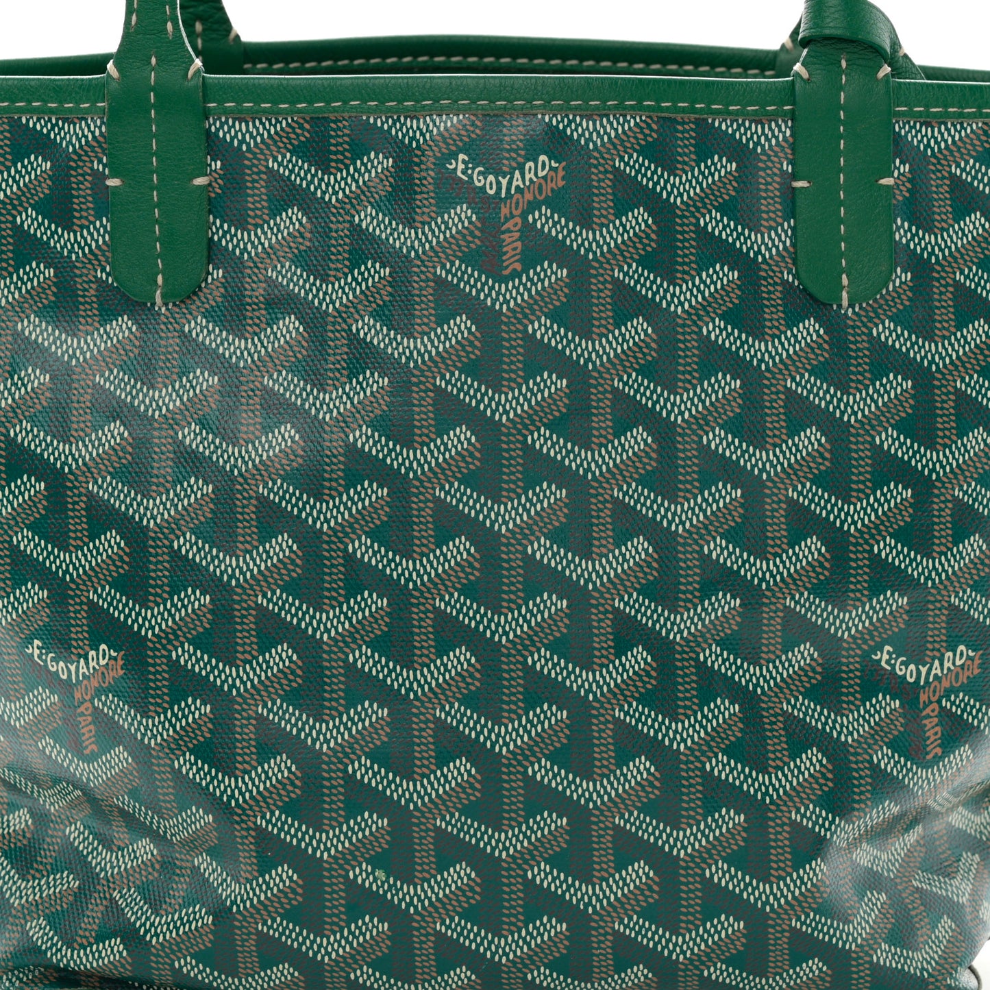 Goyardine Reversible Mini Anjou Green