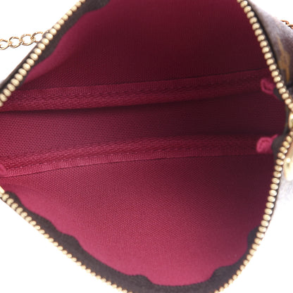 Louis Vuitton Monogram 2020 Christmas Animation Roller Coaster Mini Pochette Accessories Pivoine 4 of 8