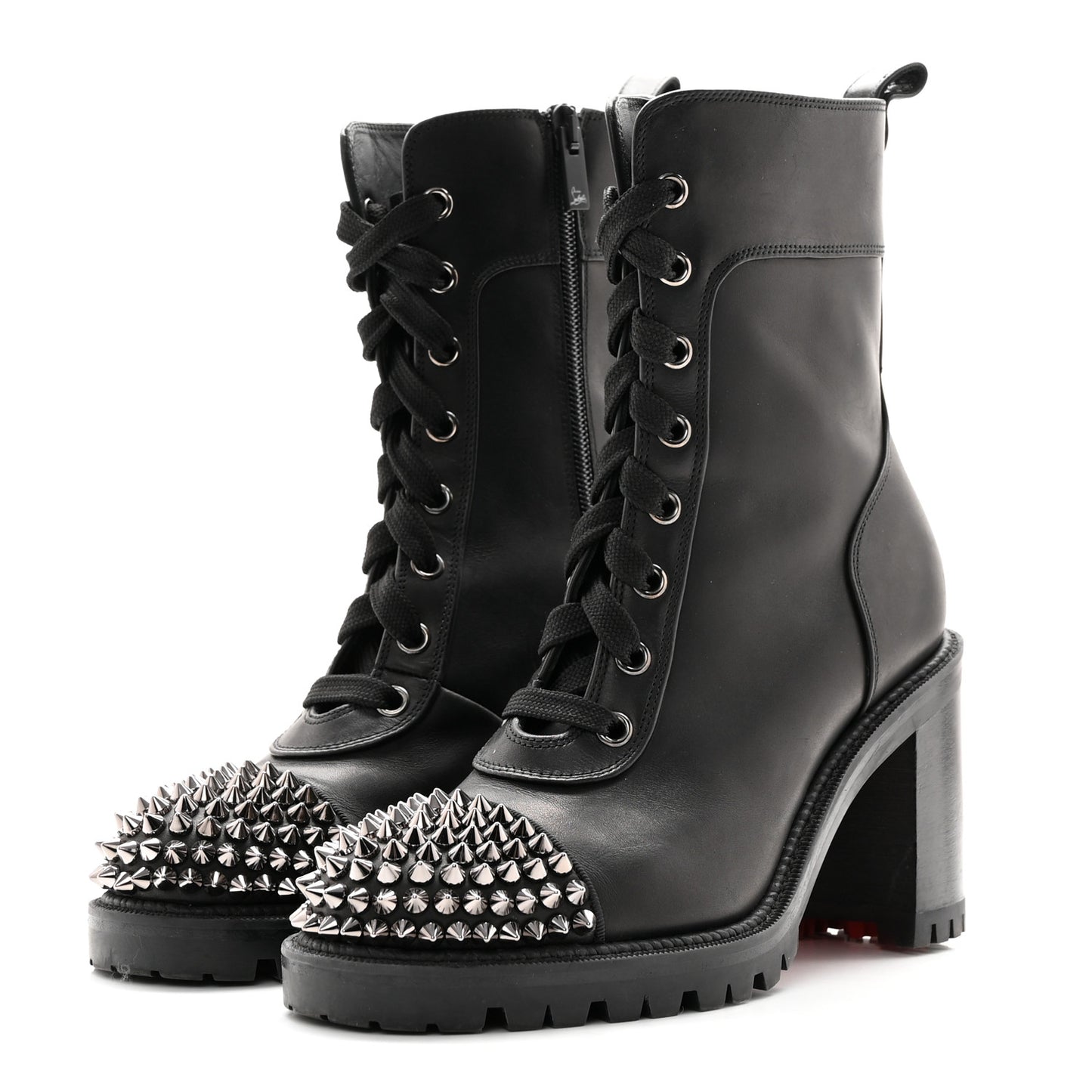 Calfskin Spikes TS Croc 70 Boots 35 Black