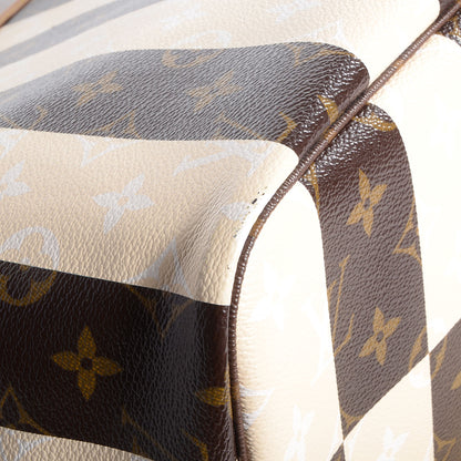 Louis Vuitton Monogram Rayures Neverfull MM 4 of 8
