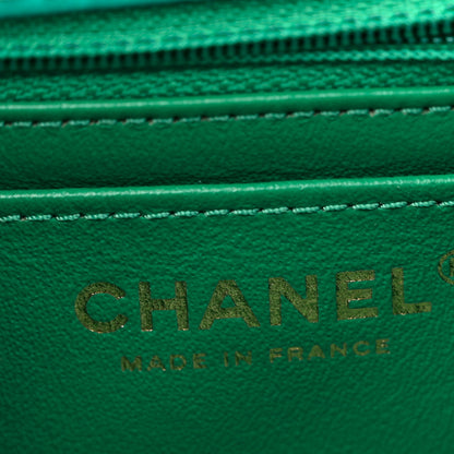 Chanel Aged Calfskin Quilted 2.55 Reissue Mini Flap Green 6 of 10