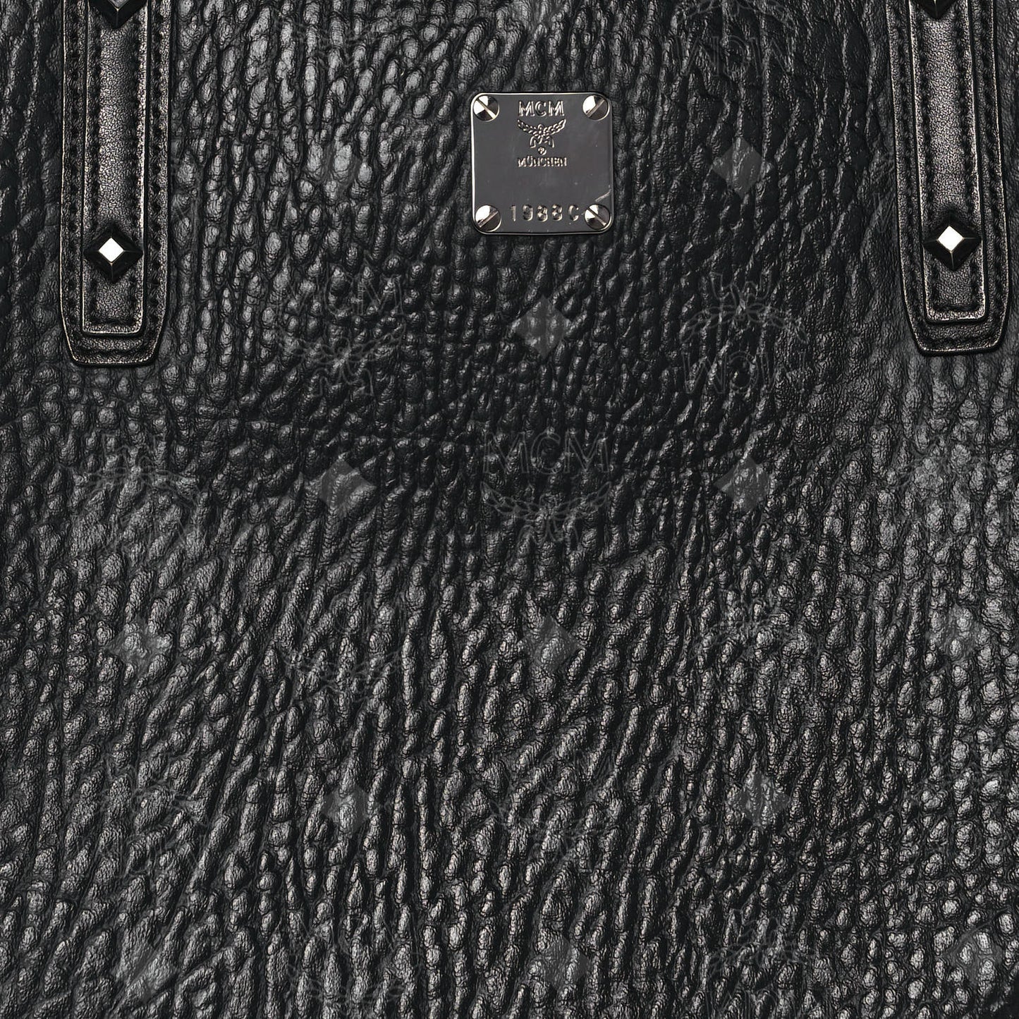 Visetos Medium Reversible Shopper Tote Black