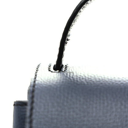 Burberry Derby Calfskin House Check Medium Camberley Ink Blue 10 of 10