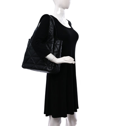 Prada Nappa Quilted Medium Dynamique Tote Black 2 of 12
