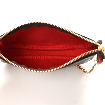 Louis Vuitton Monogram 2020 Christmas Animation Bumper Cars Mini Pochette Accessories Coquelicot 5 of 7