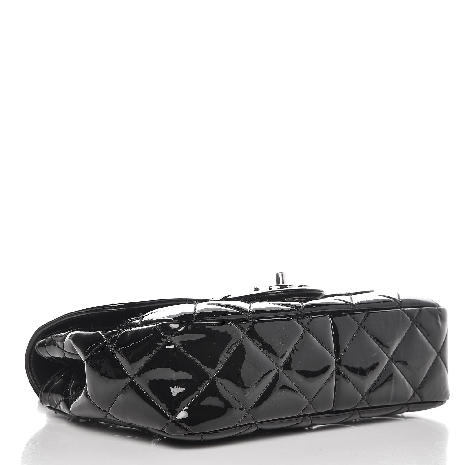 Chanel Patent Quilted Small Coco Shine Flap Black 4 of 8