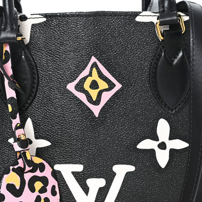 Louis Vuitton Monogram Giant Wild At Heart Onthego GM Black 7 of 9