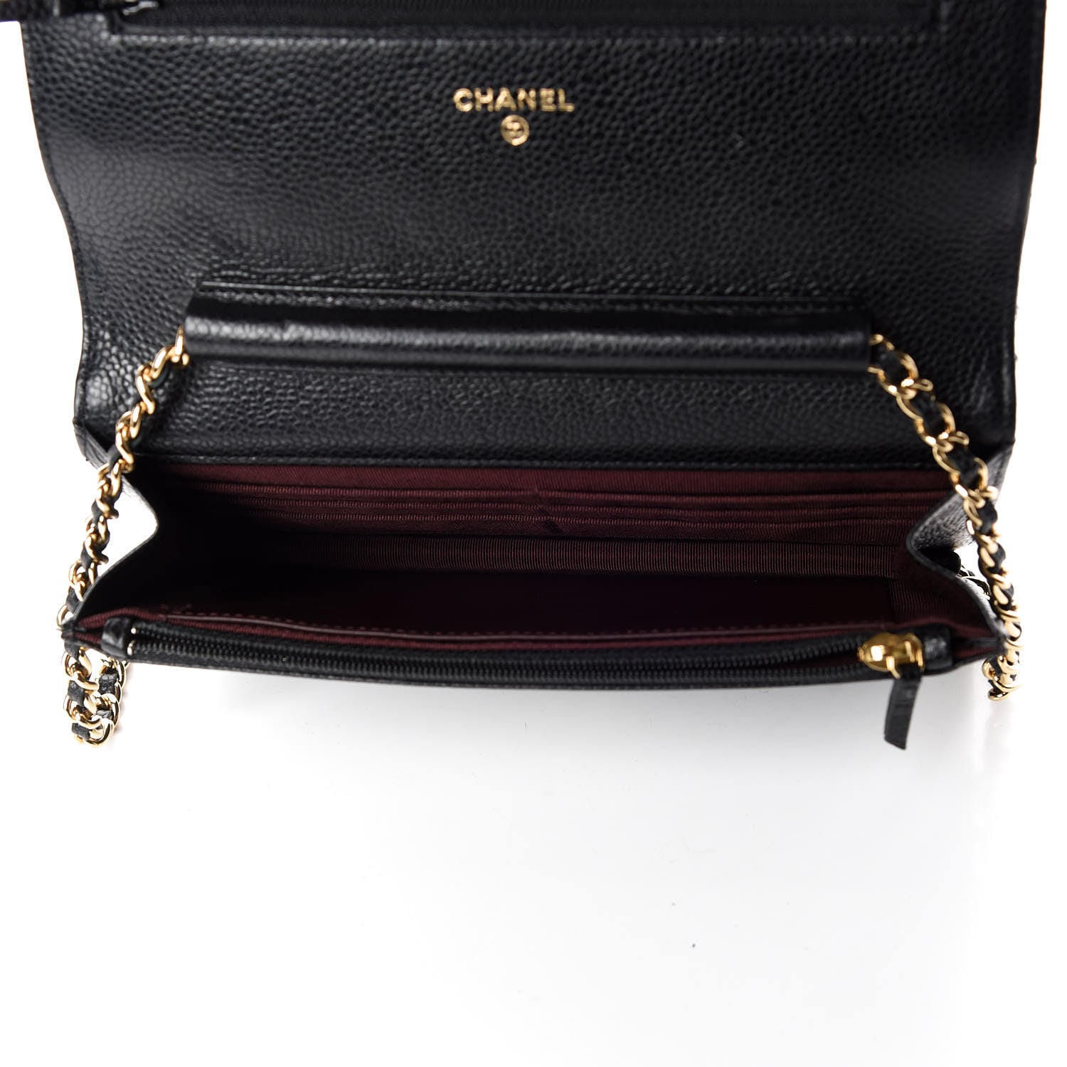 Chanel Caviar Quilted Wallet On Chain WOC Black 7 of 11