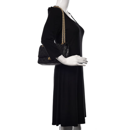 Chanel Aged Calfskin Quilted 2.55 Reissue 225 Flap Black 2 of 9