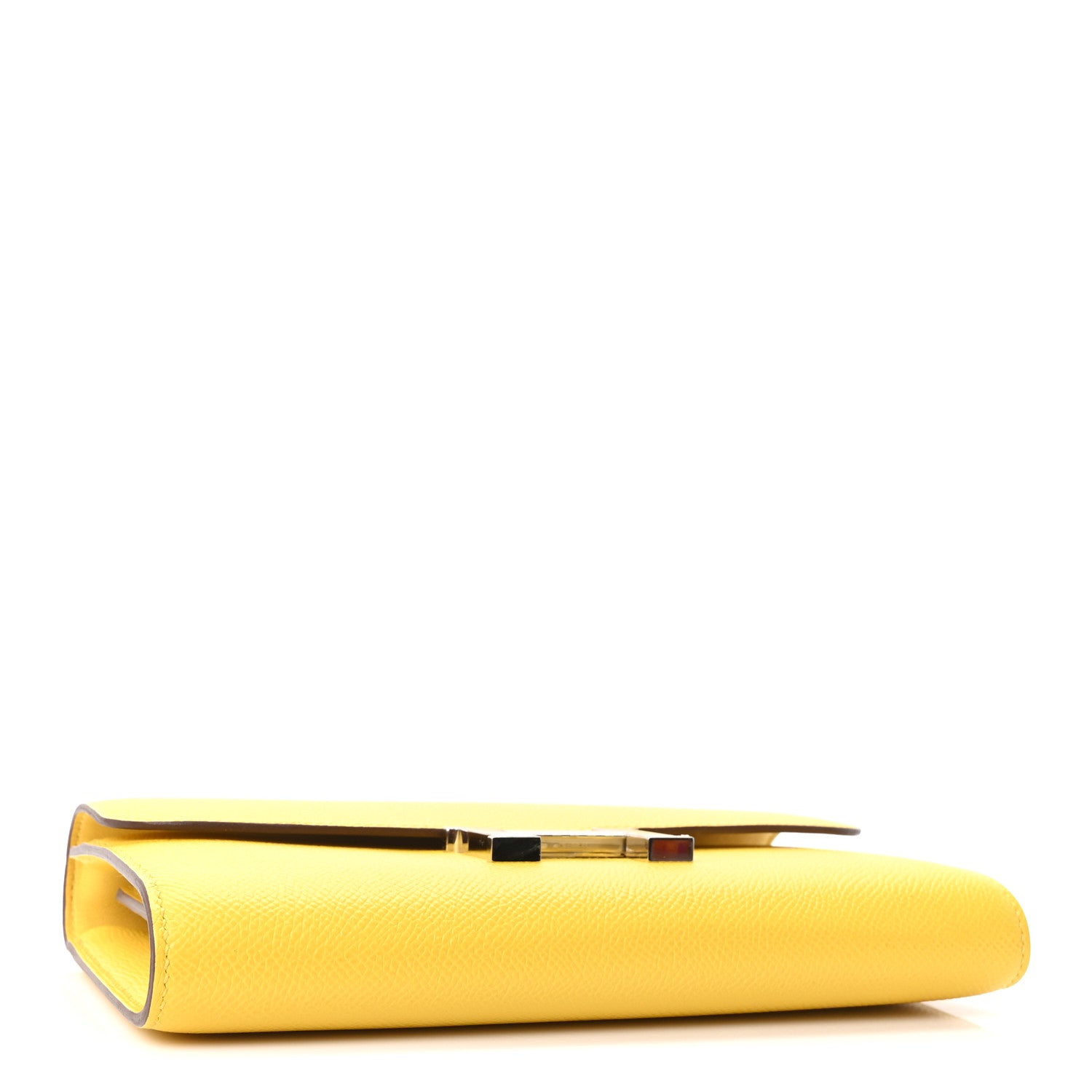 Hermes Epsom Constance Long Wallet To Go Jaune de Naples 4 of 10