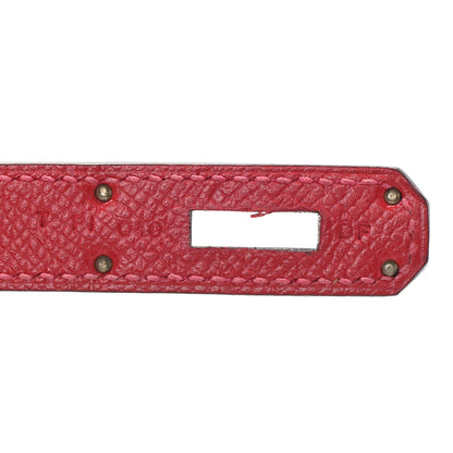 Hermes Epsom Kelly Sellier 32 Rouge Casaque 21 of 29