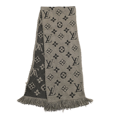 Louis Vuitton Wool Silk Logomania Scarf Verone 2 of 3