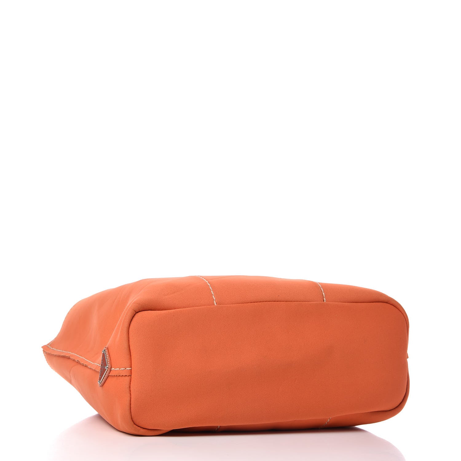 Prada Neoprene Logo Shopping Tote Orange 4 of 11