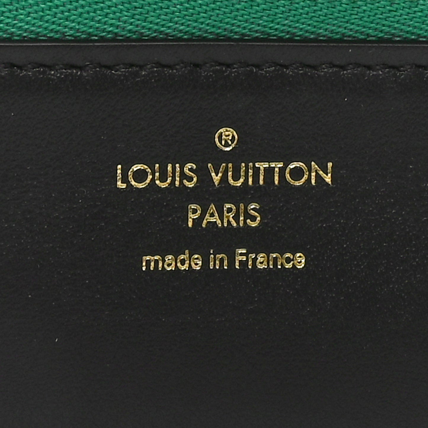 Jacquard Velvet Monogram LV Match Sunglasses Case GM Vert