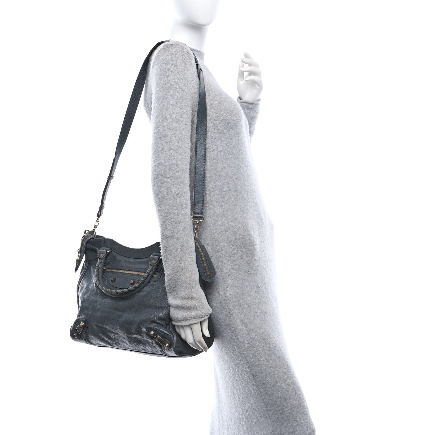 Balenciaga Agneau Giant 12 Rose Gold Hardware Velo Gris Tarmac 2 of 11