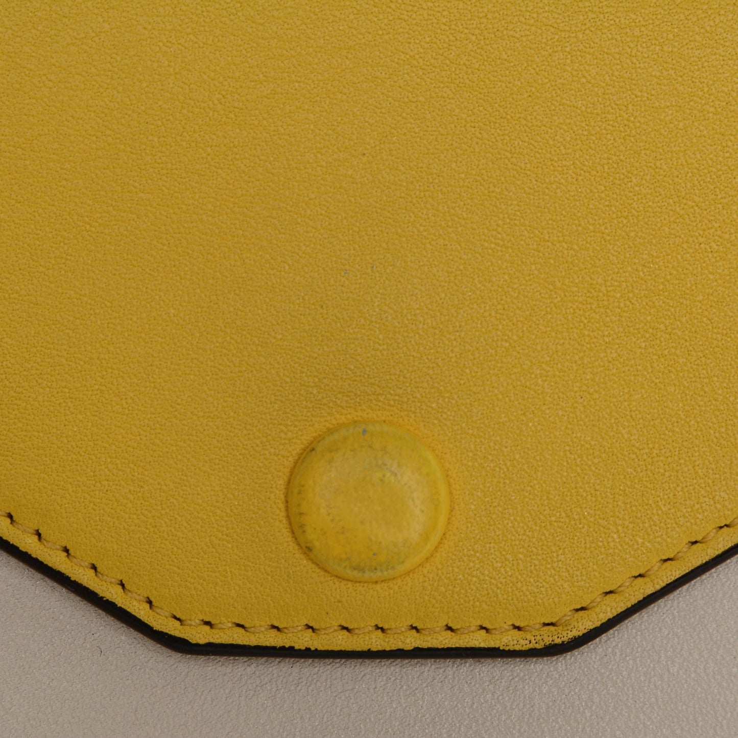 Smooth Calfskin Large Multifunction Envelope Flap Clutch Sunflower