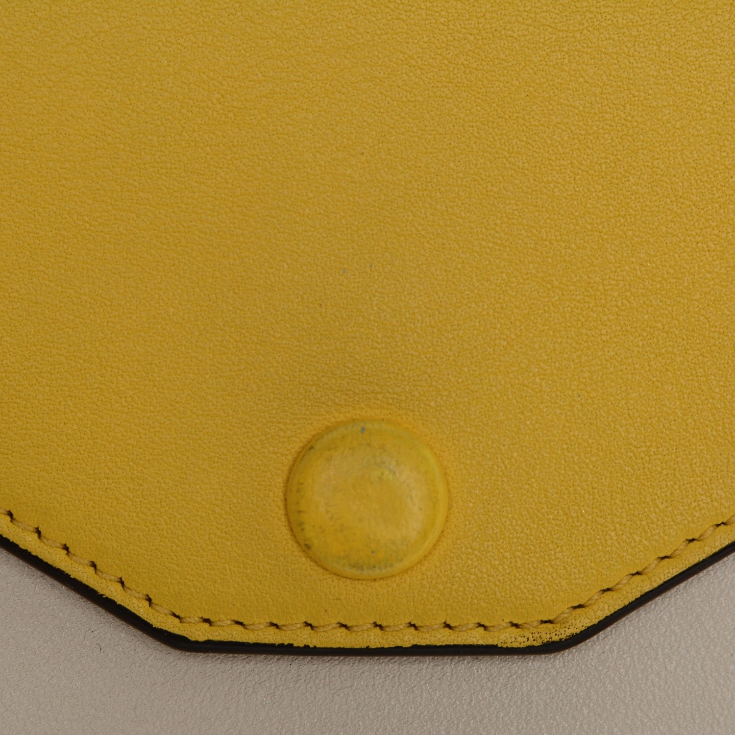 Celine Smooth Calfskin Large Multifunction Envelope Flap Clutch Sunflower 5 of 8