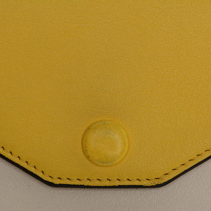 Celine Smooth Calfskin Large Multifunction Envelope Flap Clutch Sunflower 5 of 8