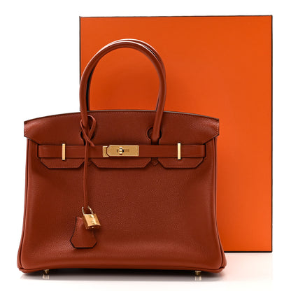 Hermes Taurillon Novillo Birkin 30 Cuivre 11 of 11