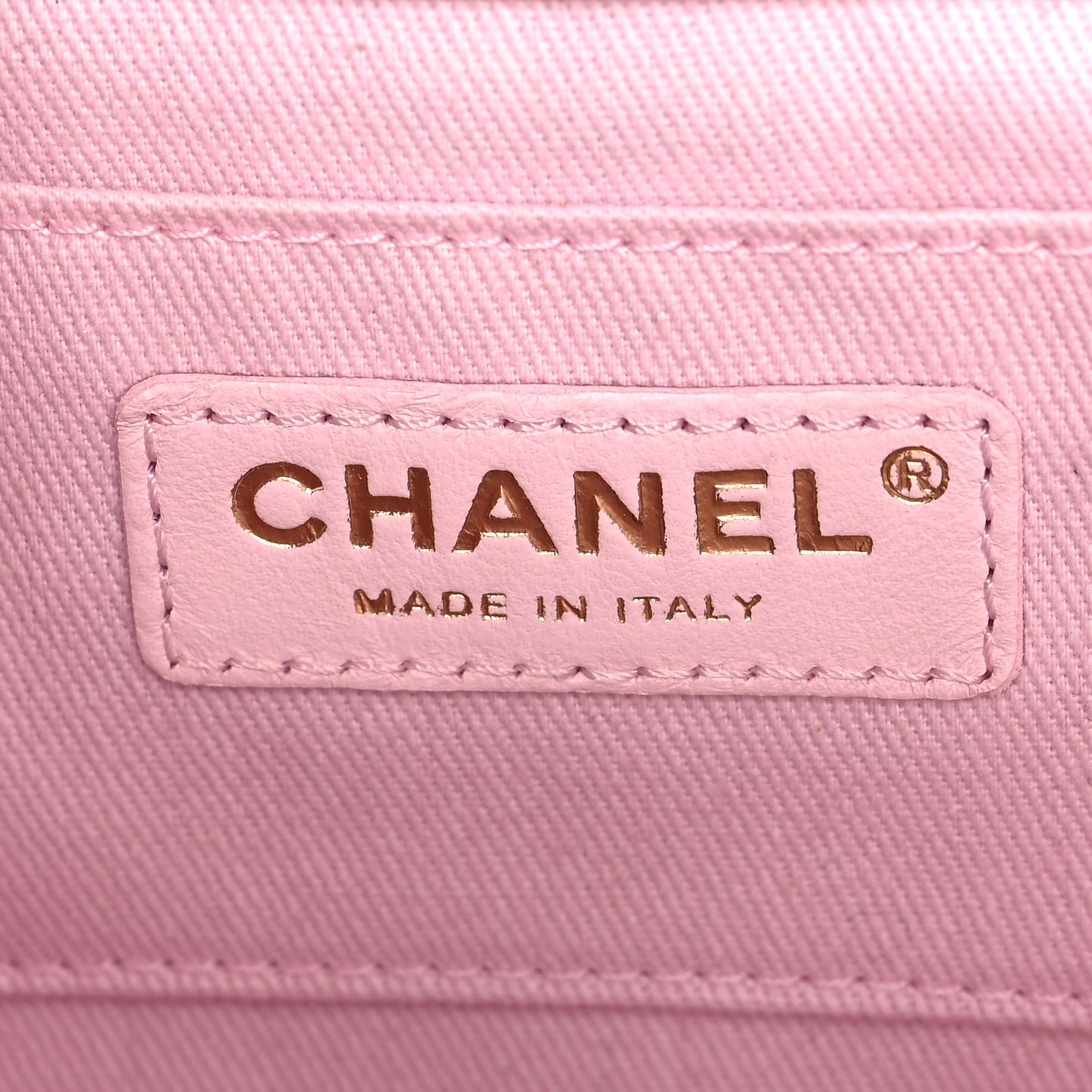 Caviar Quilted CC Pocket Bucket Bag Light Pink