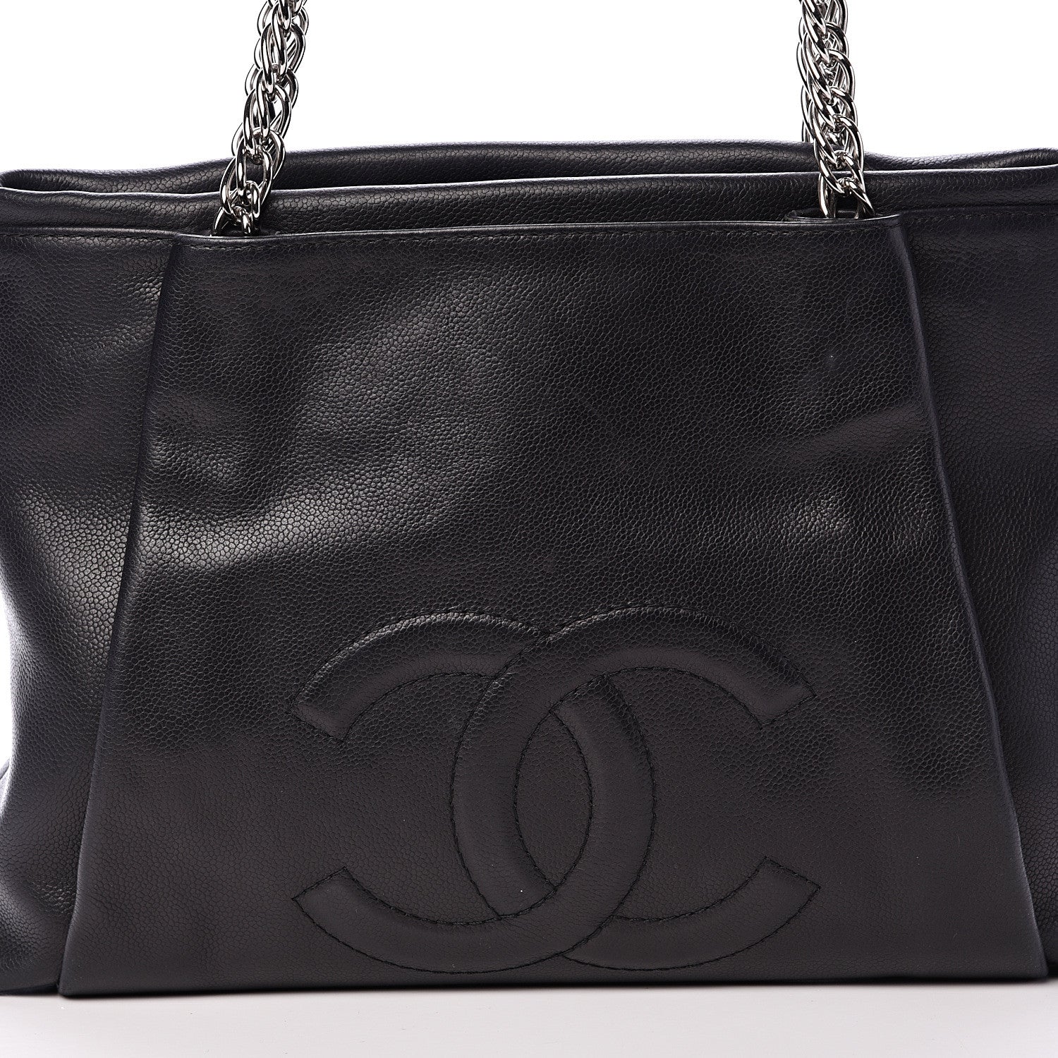 Chanel CC Shopping Tote Black 7 of 14