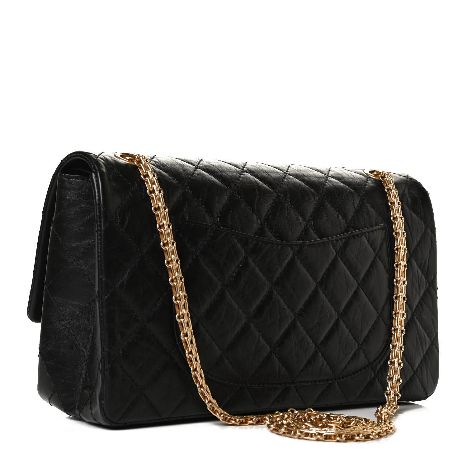 Chanel Aged Calfskin Quilted 2.55 Reissue 226 Flap Black 2 of 15