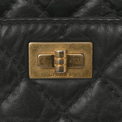 Chanel Aged Calfskin Quilted Mini Reissue Camera Case Black 11 of 12