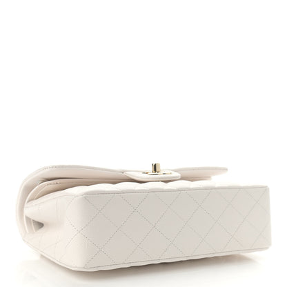 Chanel Caviar Quilted Small Double Flap White 3 of 8