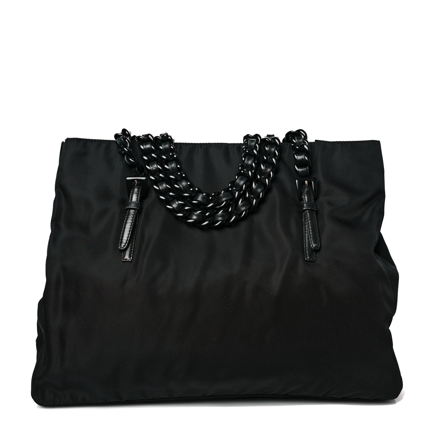 Prada Tessuto Nylon Shoulder Bag Black 1 of 7