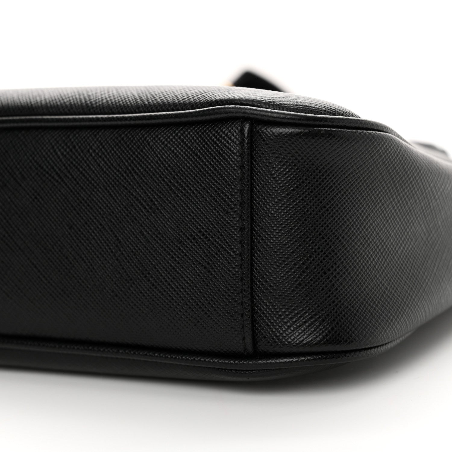 Prada Saffiano Lux Re-Edition 2005 Shoulder Bag Black 10 of 12
