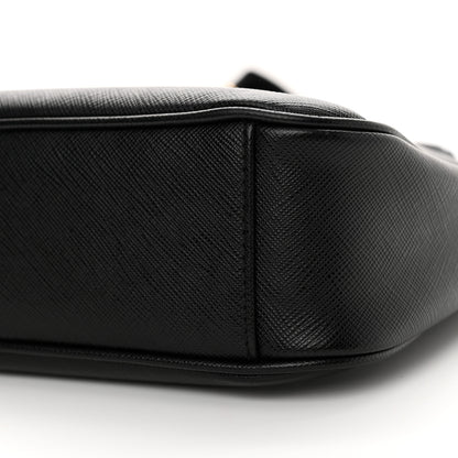 Prada Saffiano Lux Re-Edition 2005 Shoulder Bag Black 10 of 12