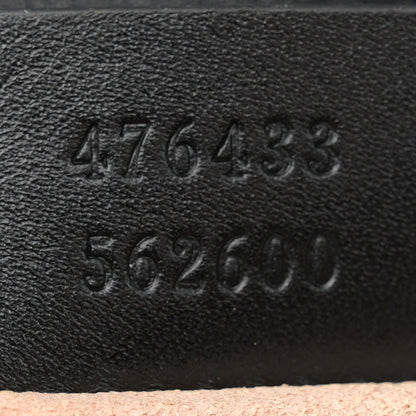 Gucci Calfskin Matelasse Super Mini GG Marmont Shoulder Bag Black 6 of 10