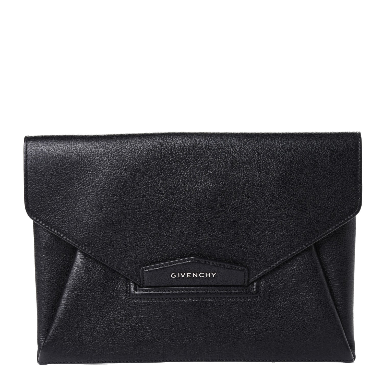 Givenchy Sugar Goatskin Medium Antigona Envelope Clutch Black 1 of 4