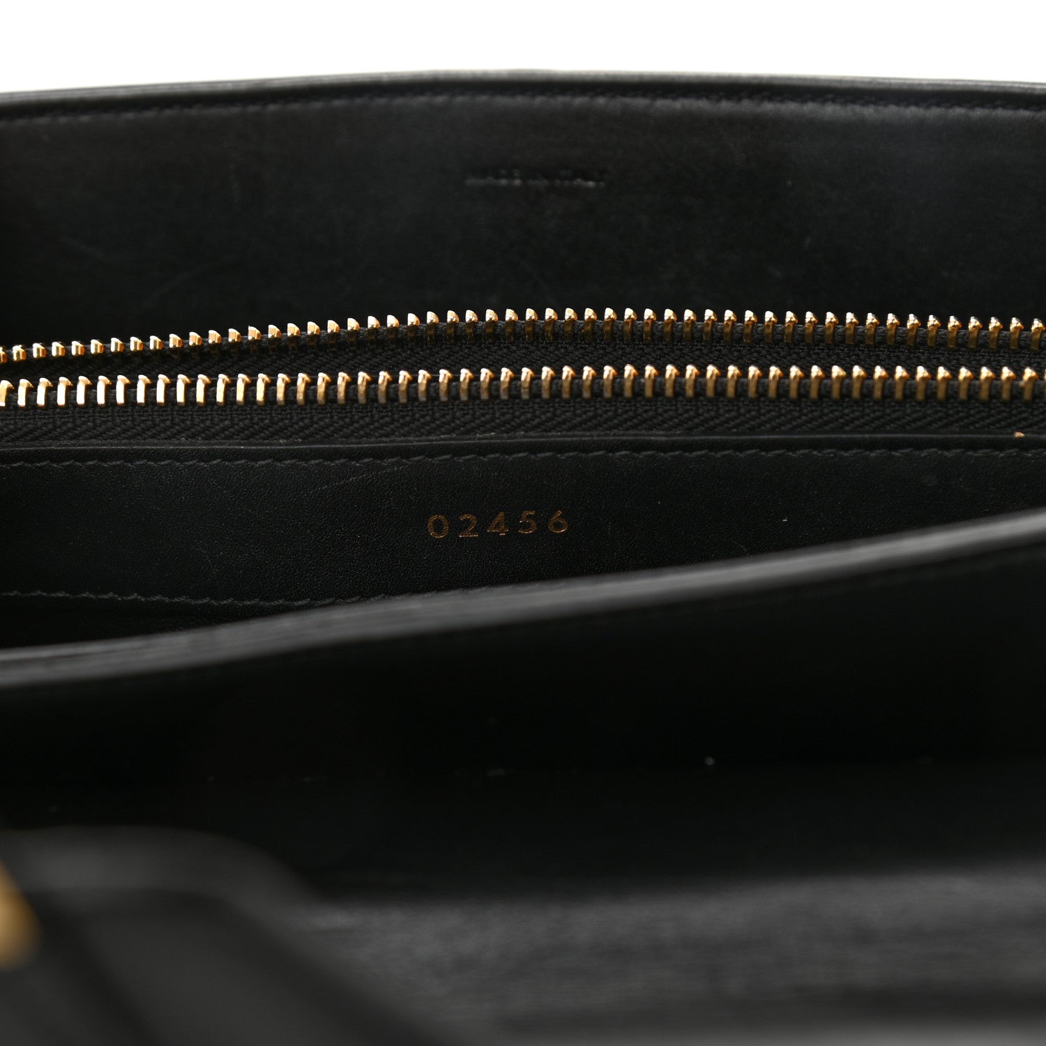 Celine Satinated Calfskin Small 16 Top Handle Bag Black 9 of 16