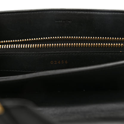 Celine Satinated Calfskin Small 16 Top Handle Bag Black 9 of 16
