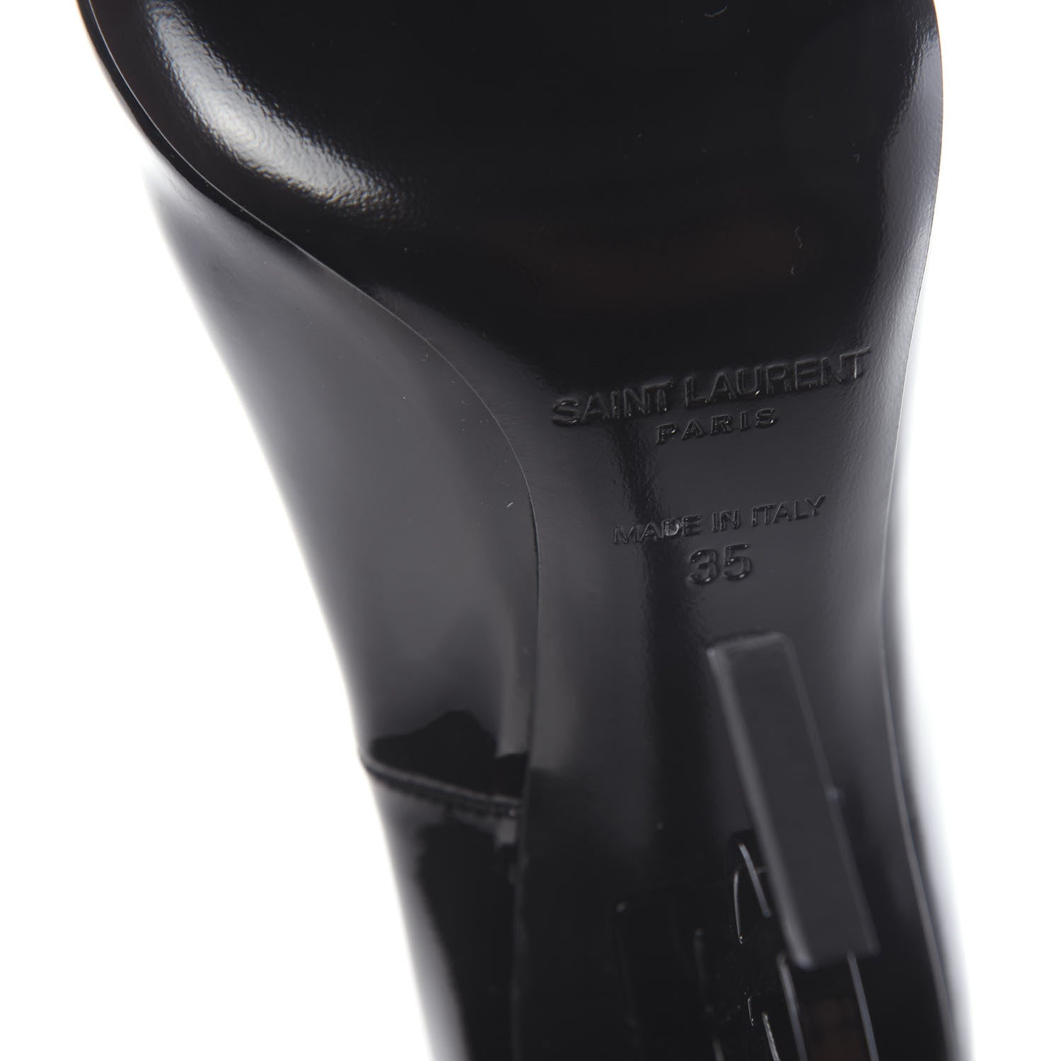Saint Laurent Patent Opyum 110 Pumps 35 Black 6 of 7